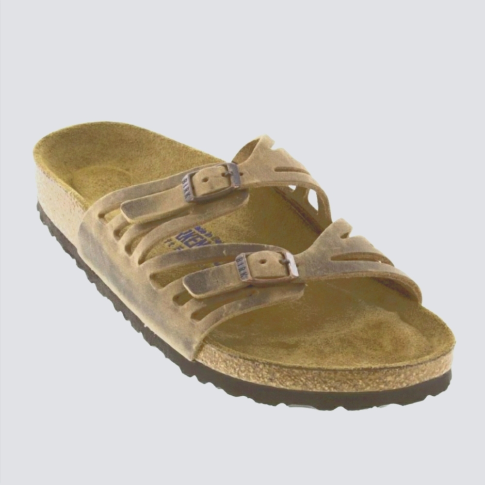 Birkenstock Grenada Birkibuc tan oiled Sandals EU 41 US 10-10.5